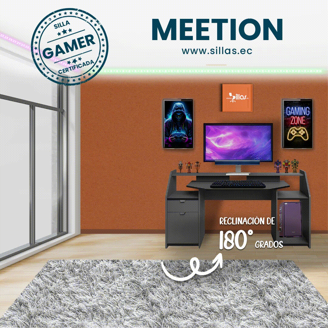 Sillas ergonómicas y de oficina | Silla gamer meetion