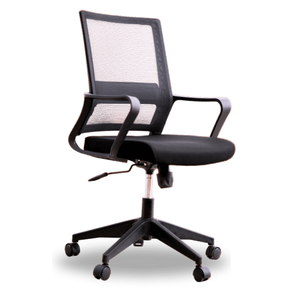 Silla de Oficina Ergonómica color Negro en Quito-Ecuador.
